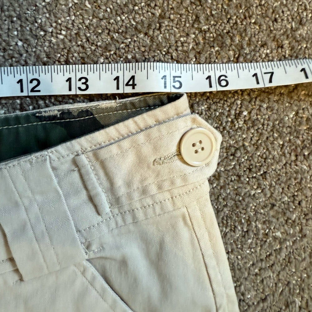 90s Vintage Delias Flare Khakis 100% Cotton Pants Size 5/6 - Picture 7 of 10